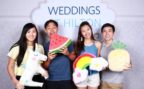 Cloud Booth Photo Booth at Hilton Singapore Wedding Showcase on 20 & 27 Oct 2018